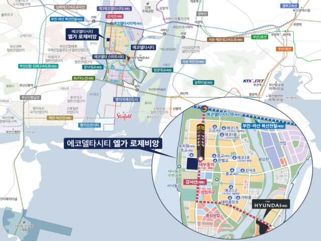 강서선 교통호재 에코델타시티 부산 강서구 입지