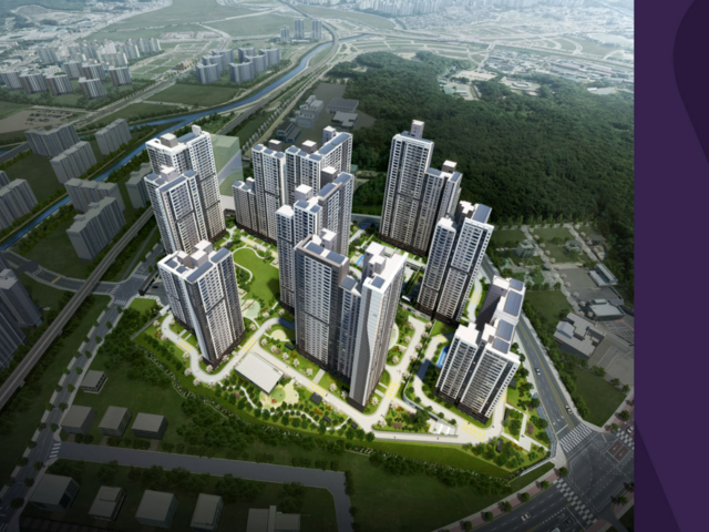 지웰 엘리움 양주 덕계역 조경1